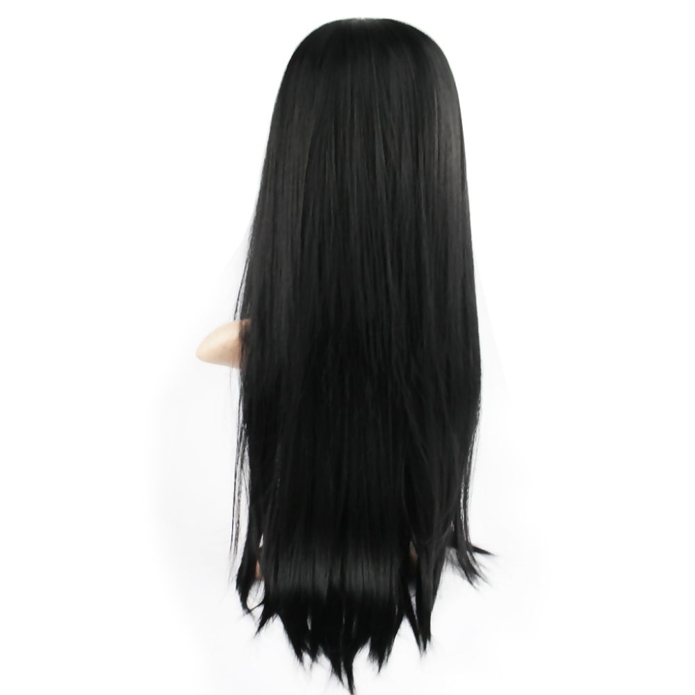 Black long wig